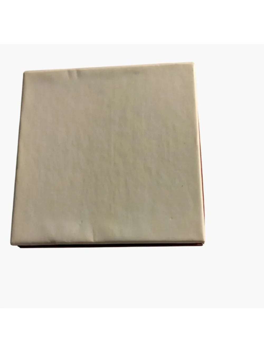 Foleys Gift Box Red White Square Cardboard Empty